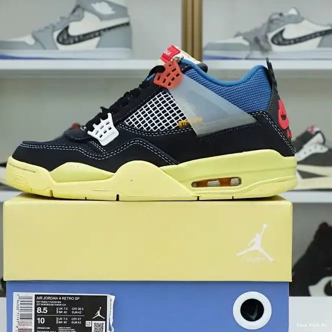 LA UNION RETRO AIR JORDAN X Kimikick 4 NOIR' 'OFF 0513